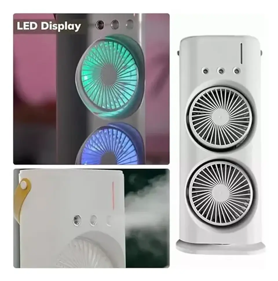 VENTILADOR DOBLE CON HUMIDIFICADOR Y LUCES RGB - COPIA 6