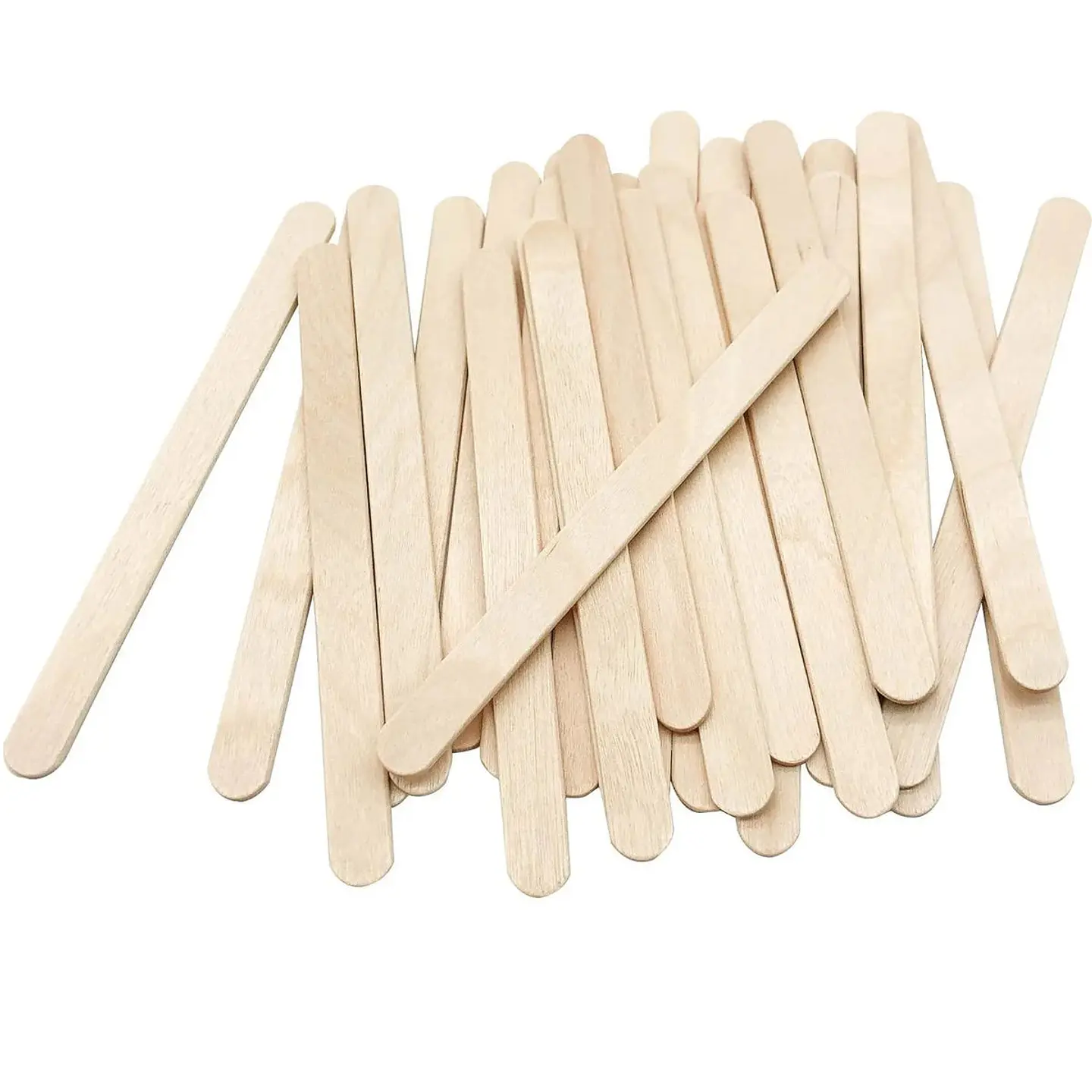 PALO DE HELADO MADERA DELGADO NATURAL 50UNDS - POR MAYOR 5