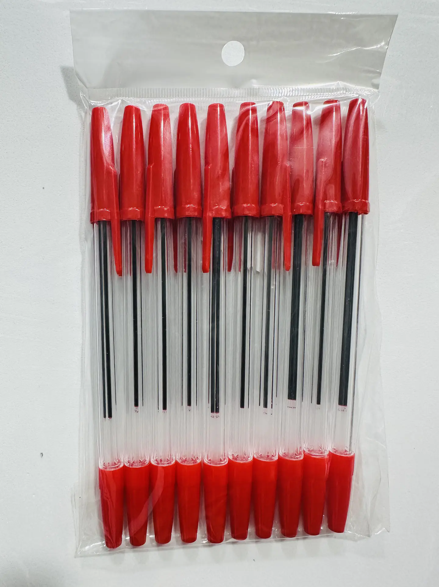 SET 10 LAPIZ PASTA ROJO EN BOLSA- POR MAYOR 1