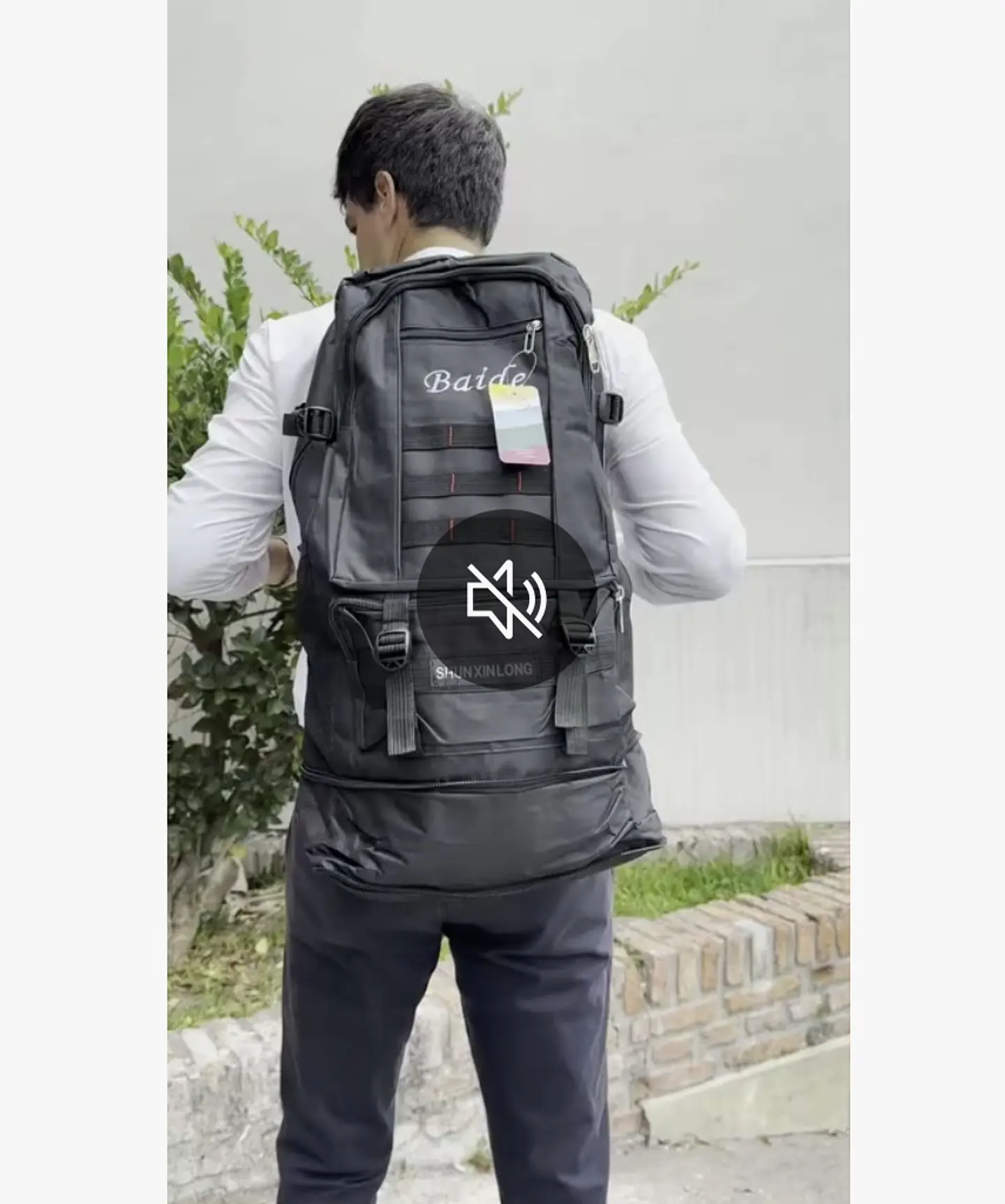 MOCHILA TÁCTICA TREKKING POLIESTER EXPANDIBLE 4 BOLSILLOS - POR MAYOR 3