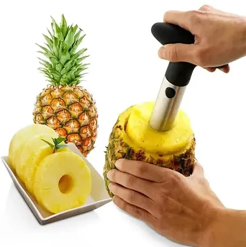 CORTADOR Y DESCORAZONADOR DE PIÑA ACERO INOXIDABLE - POR MAYOR