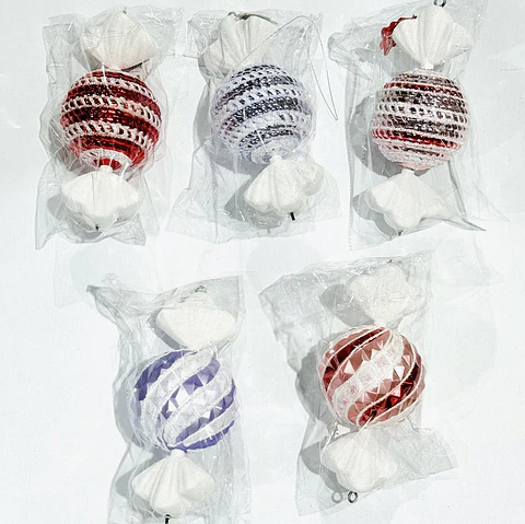 ADORNO CARAMELO PARA ÁRBOL DE NAVIDAD 23CM- POR MAYOR