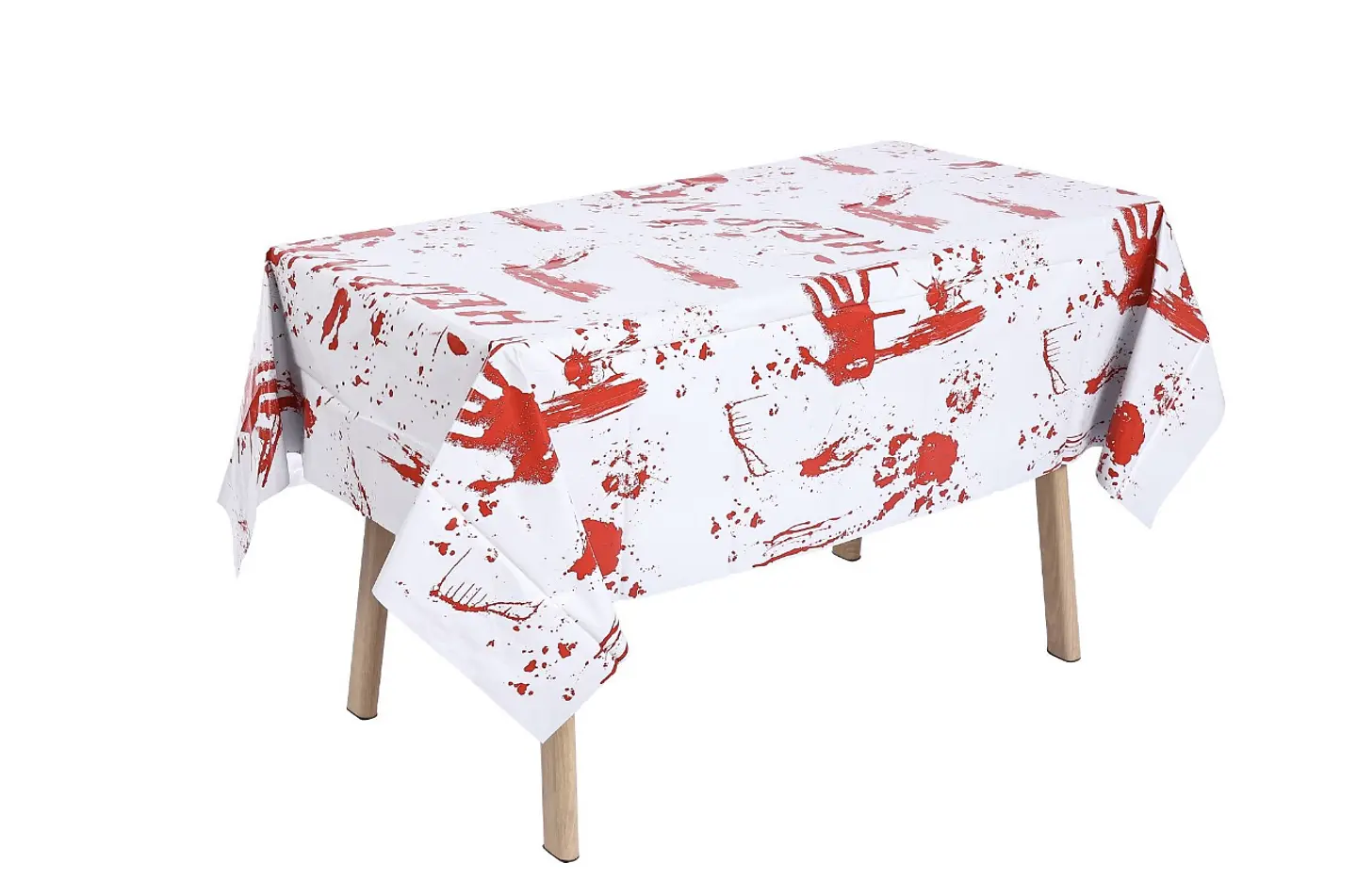 MANTEL DE PLÁSTICO REUTILIZABLE DE HALLOWEEN 137x183CM- POR MAYOR 2