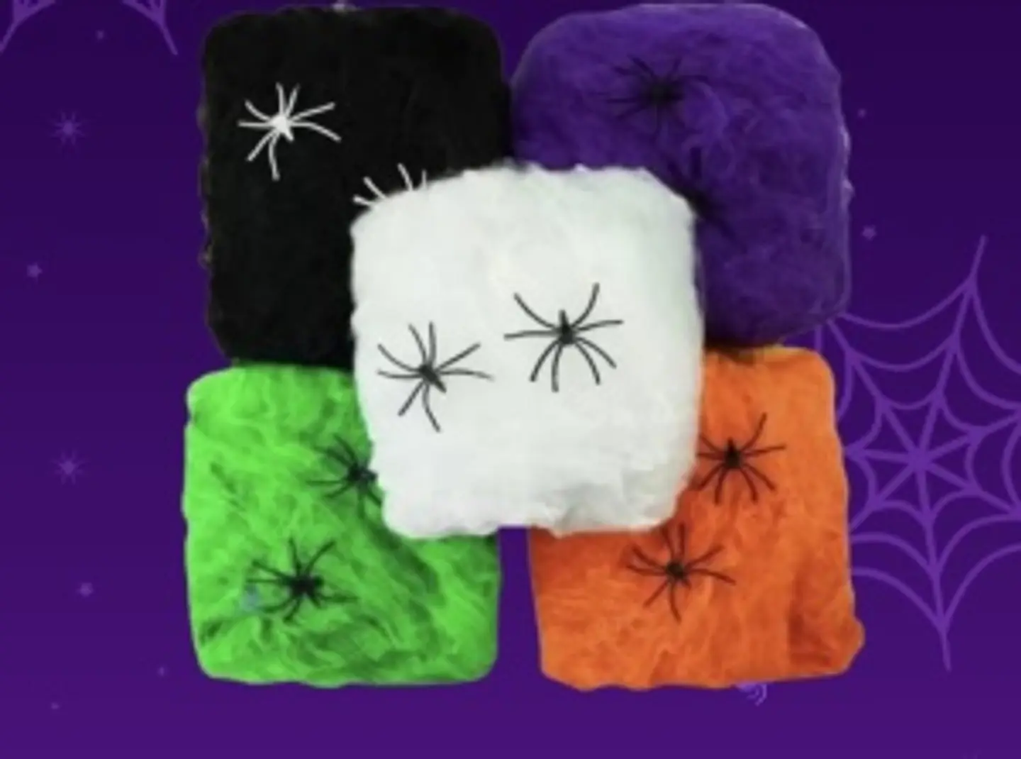 TELA DE ARAÑA COLORES 20G- POR MAYOR 2