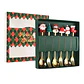 SET DE 6 CUBIERTOS DE ACERO DORADO NAVIDAD CON GOMA- POR MAYOR - Miniatura 11