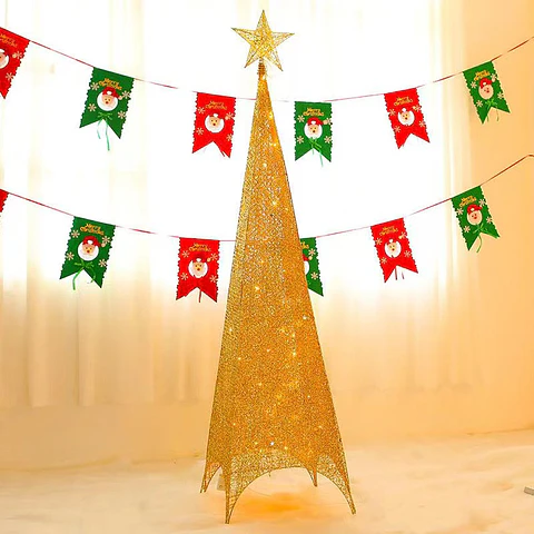 ÁRBOL PIRÁMIDE DE METAL 3 LADOS DE 180CM- POR MAYOR