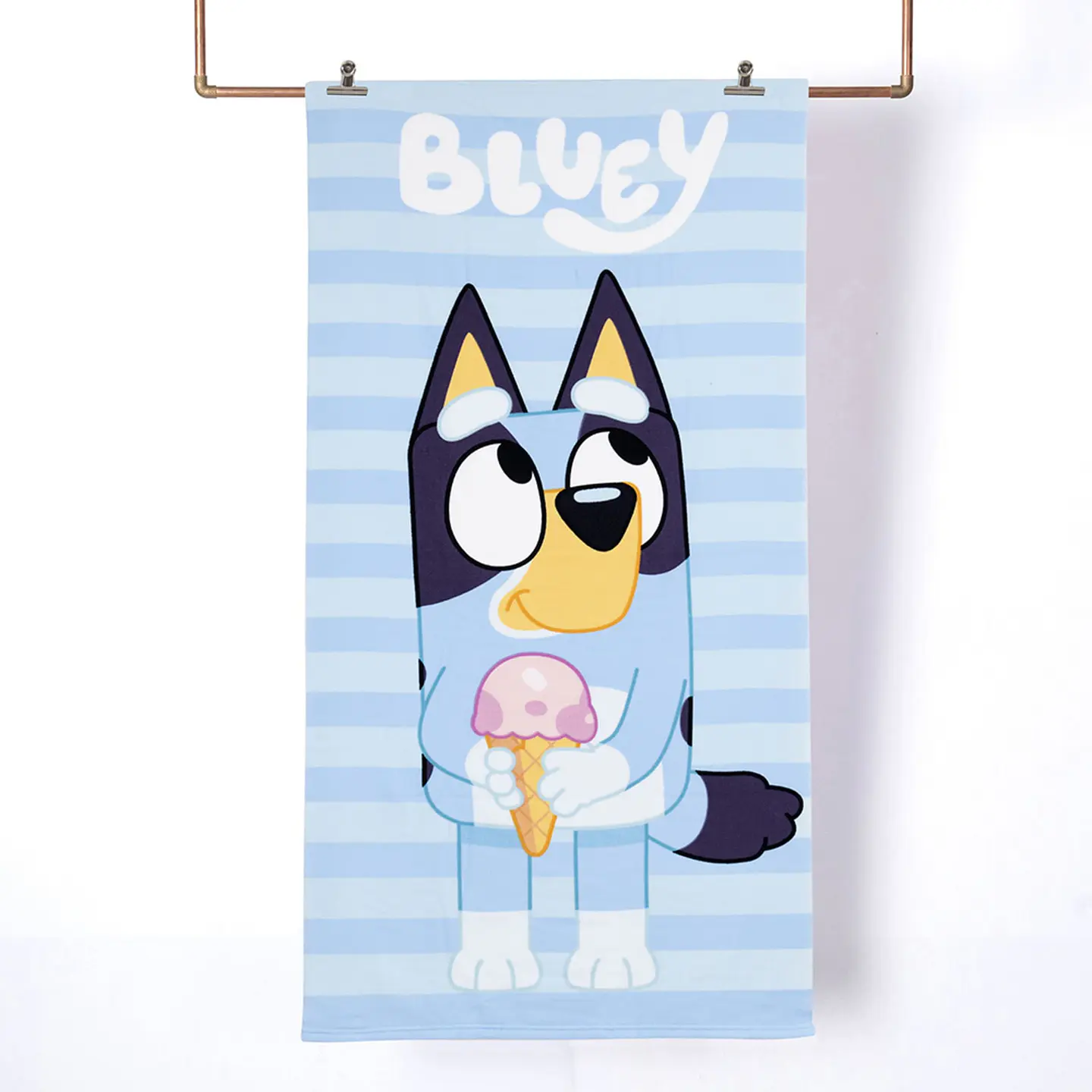 TOALLA PLAYA 70x140CM + BOLSO BLUEY DISNEY ORIGINAL CALIDAD MICROFIBRA - POR MAYOR 1