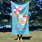 TOALLA PLAYA 70x140CM + BOLSO HELLO KITTY SANRIO ORIGINAL CALIDAD MICROFIBRA - POR MAYOR - Miniatura 2