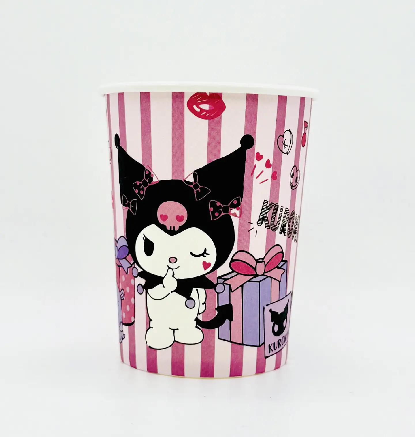 VASOS DE CARTÓN DISEÑO KUROMI 250ML 6PZS- POR MAYOR 1