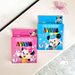 SET 6 LAPIZ PASTEL MOUSE BOY CAJITA- POR MAYOR - Miniatura 1