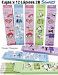 SET 12 LÁPIZ GRAFITO 2B CON GOMA SANRIO - POR MAYOR - Miniatura 1