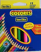 SET DE 12 COLORES CORTO 8.5CM NEW ELITE - POR MAYOR - Miniatura 6