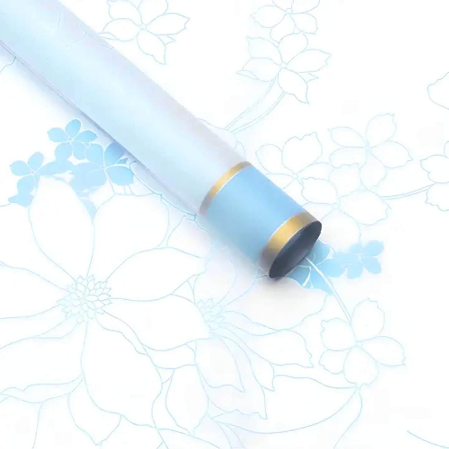 PAPEL COREANO CON DISEÑO Y BORDE DORADO - POR MAYOR 5