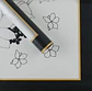 PAPEL COREANO CON DISEÑO Y BORDE DORADO - POR MAYOR - Miniatura 14