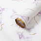 PAPEL COREANO CON DISEÑO MARMOL Y BORDE DORADO- POR MAYOR - Miniatura 6