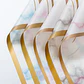 PAPEL COREANO CON DISEÑO MARMOL Y BORDE DORADO- POR MAYOR - Miniatura 3