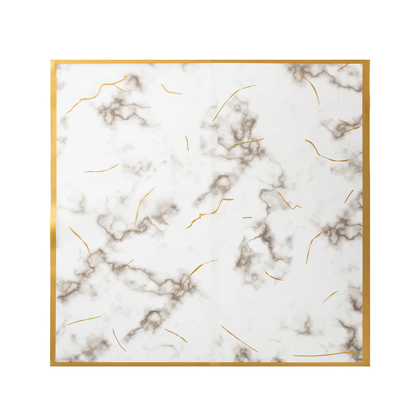 PAPEL COREANO CON DISEÑO MARMOL Y BORDE DORADO- POR MAYOR 10