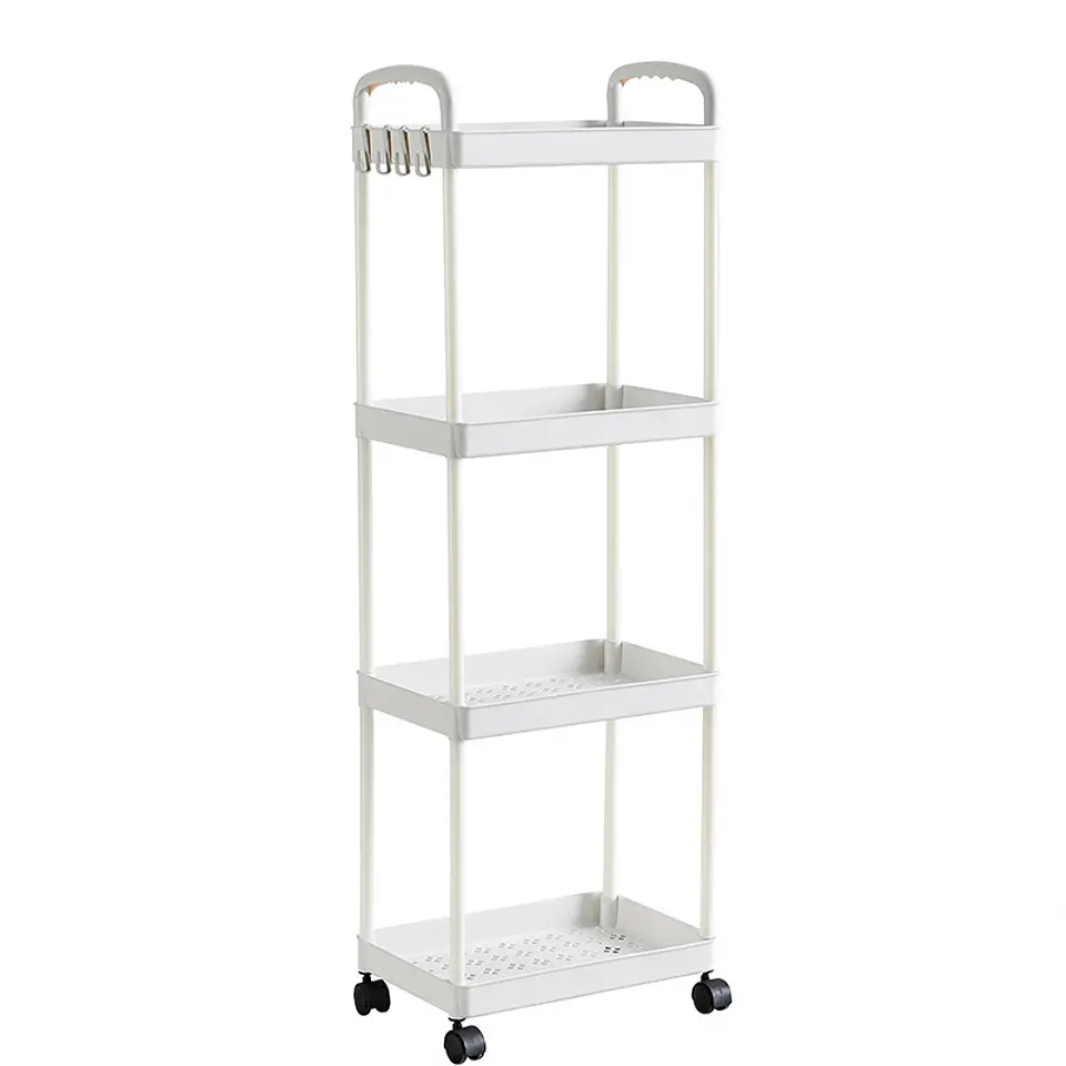 ESTANTE ORGANIZADOR CON RUEDAS DE 4 NIVELES - POR MAYOR 4