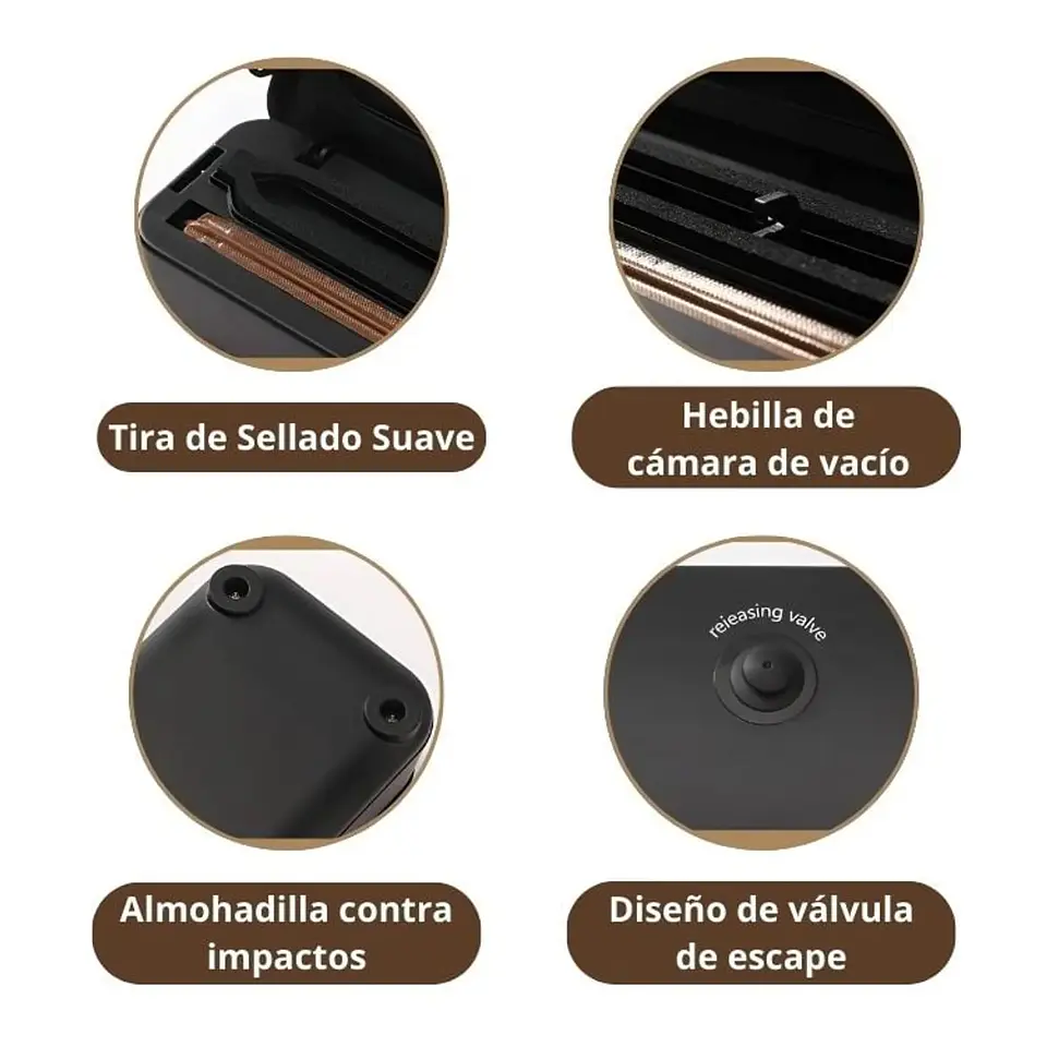 SELLADORA AL VACIO AUTOMÁTICA PARA ALIMENTOS- POR MAYOR 8