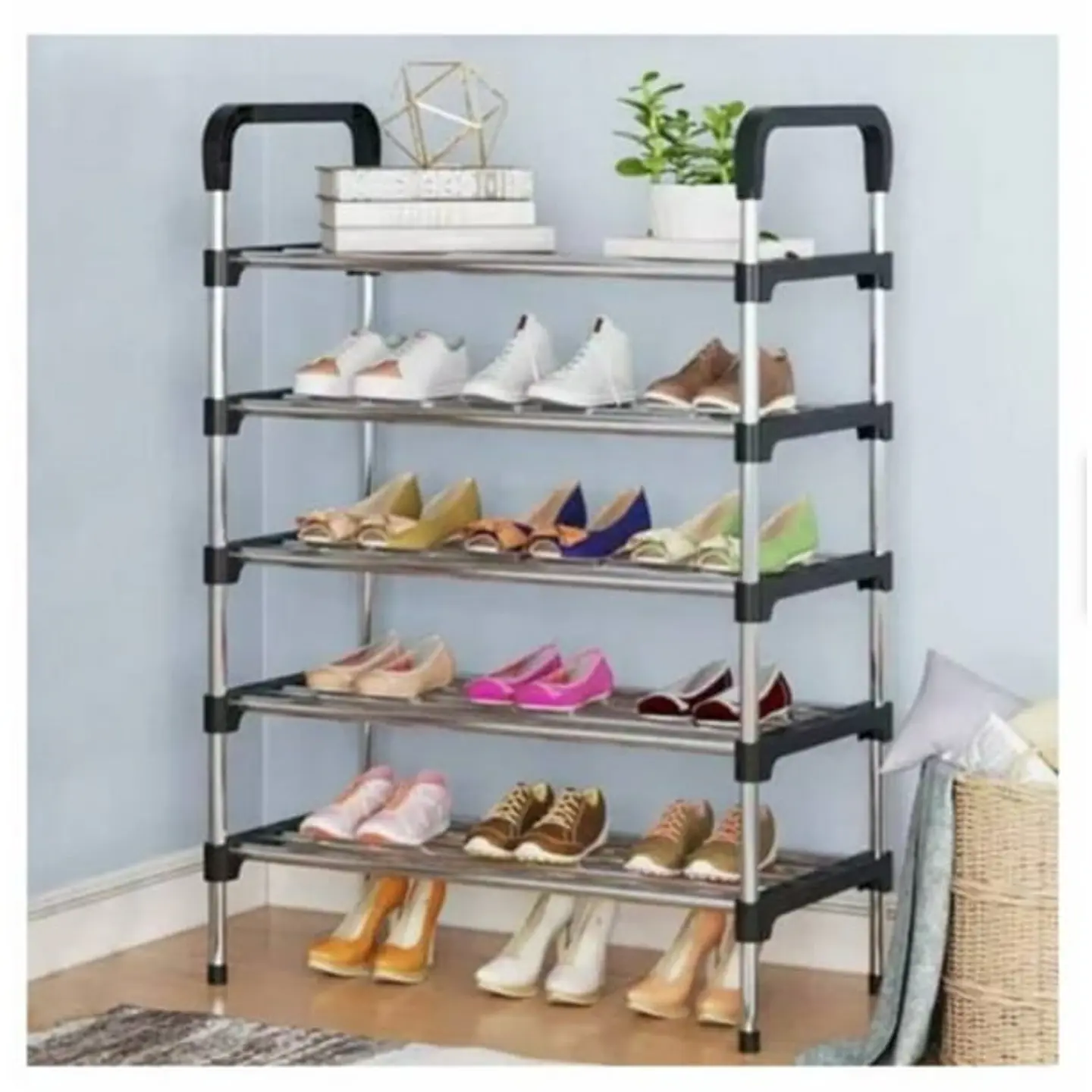ZAPATERO ORGANIZADOR DE 5 NIVELES ESTANTE PARA 15 PARES - POR MAYOR 2