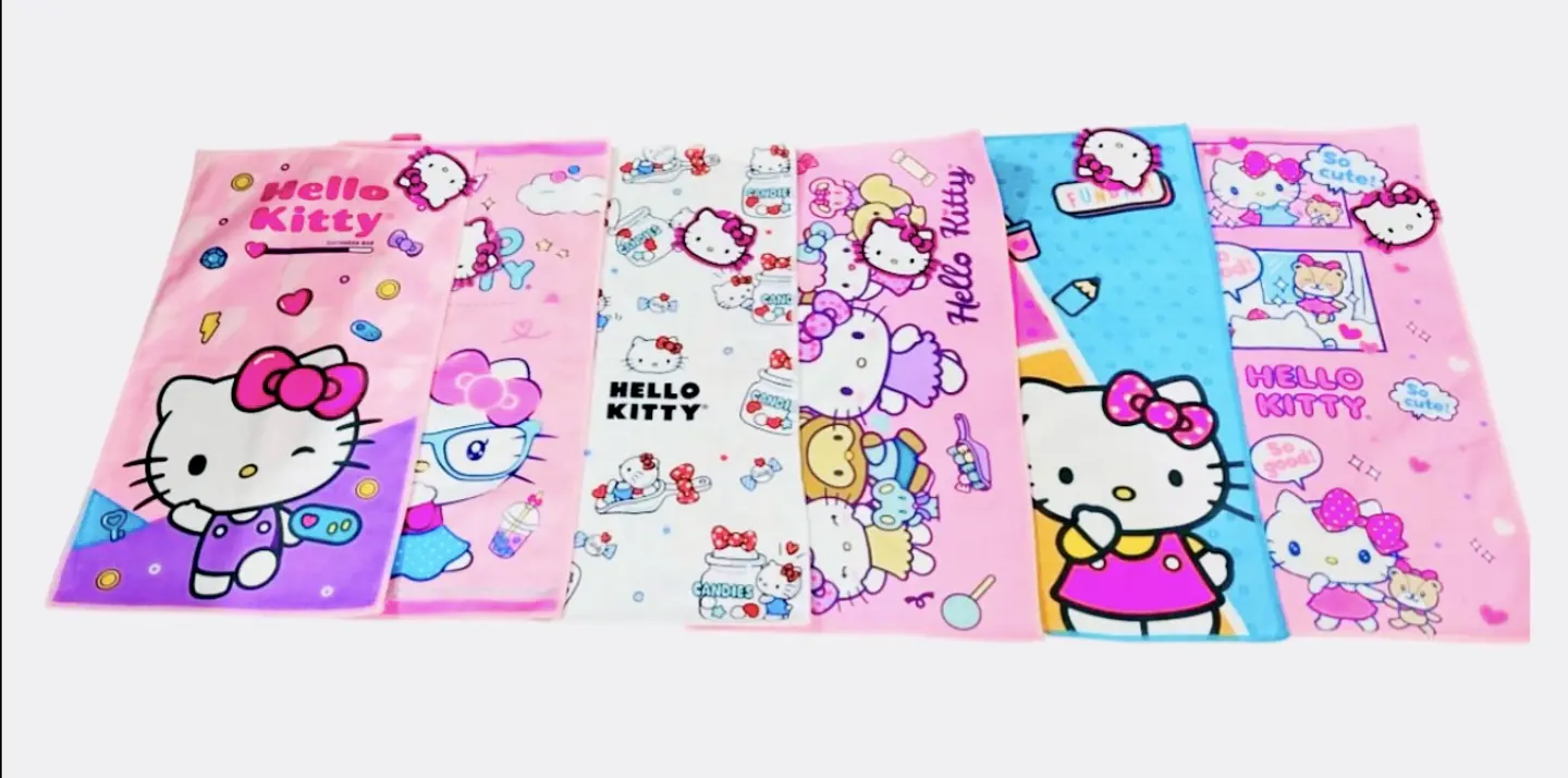 TOALLA DE MANO HELLO KITTY CON LICENCIA 50x30CM- POR MAYOR 7