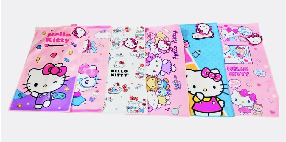 TOALLA DE MANO HELLO KITTY CON LICENCIA 50x30CM- POR MAYOR 7