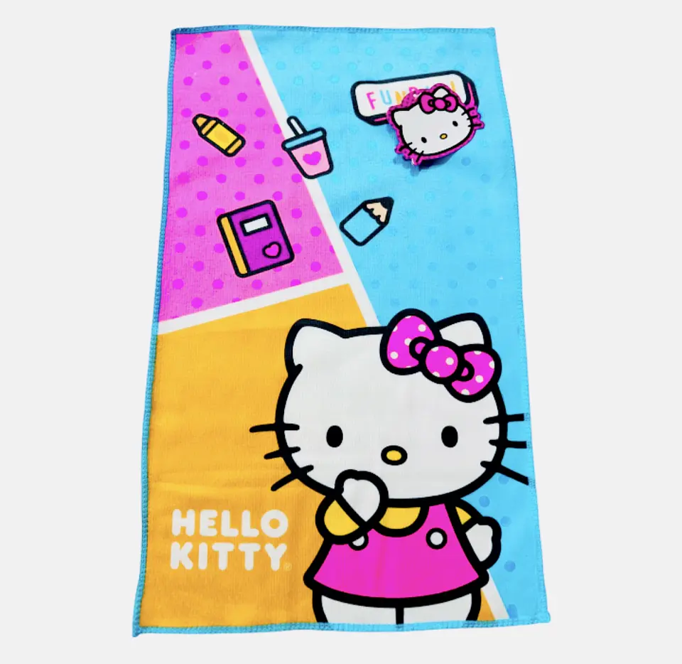 TOALLA DE MANO HELLO KITTY CON LICENCIA 50x30CM- POR MAYOR 4