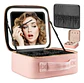 MALETÍN ORGANIZADOR DE MAQUILLAJE PORTÁTIL CON ESPEJO LED- POR MAYOR - Miniatura 7