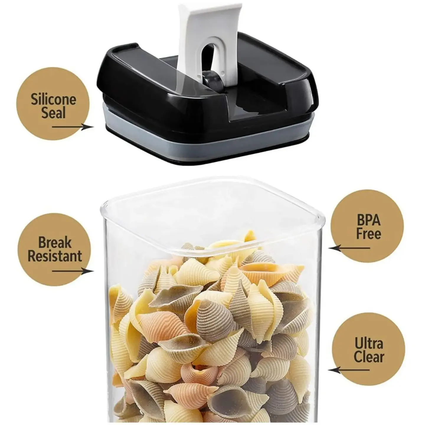 SET DE CONTENEDORES DE CEREALES DE 7PZS- POR MAYOR 4