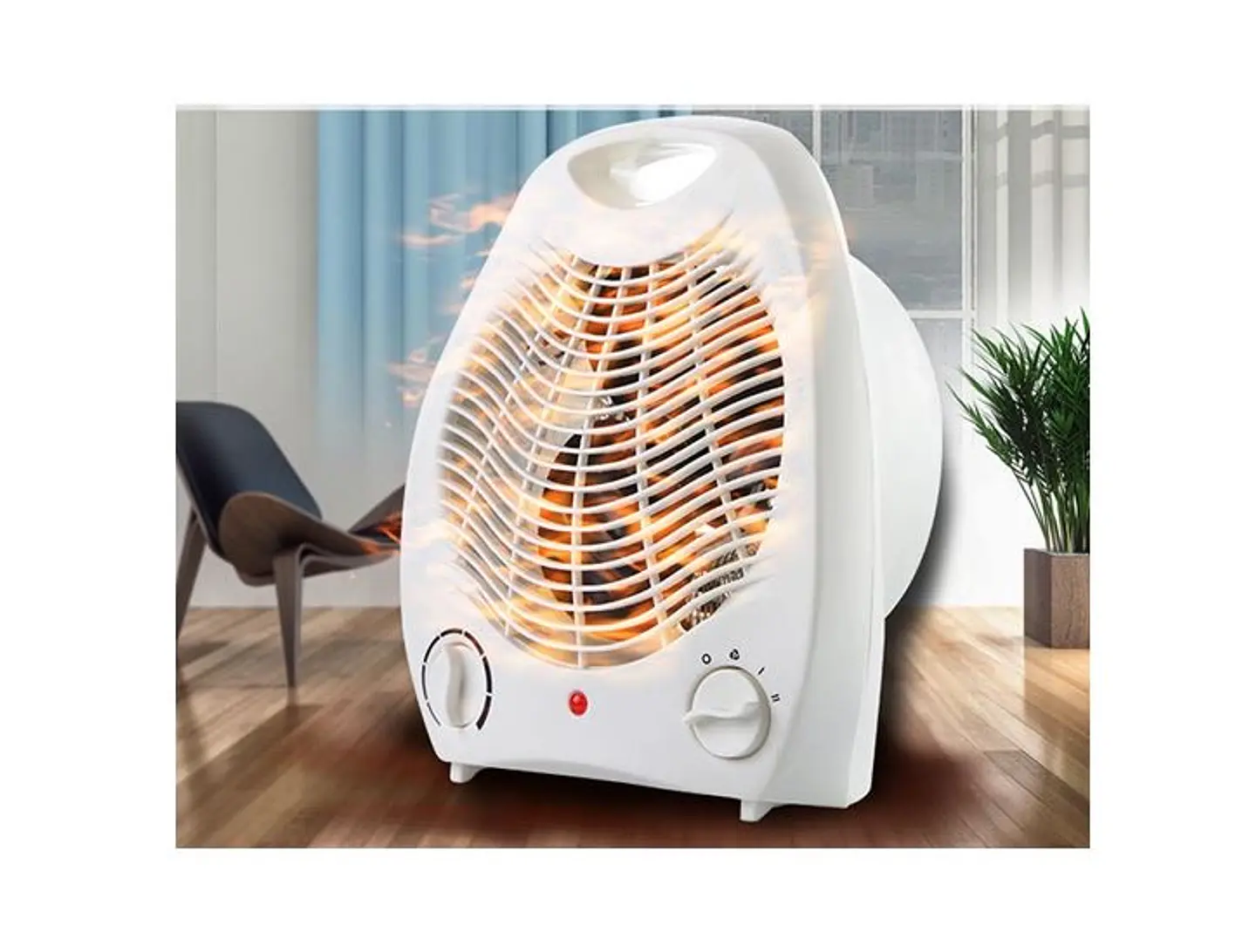 CALEFACTOR ELÉCTRICO TERMOVENTILADOR 1500W- POR MAYOR 4