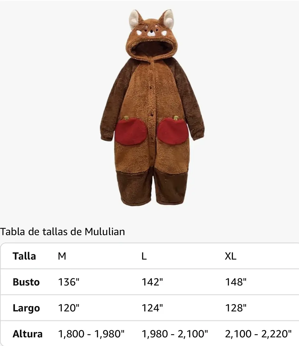 PIJAMA BATA CHIPORRO CASTOR UNISEX S-M-L - POR MAYOR 8