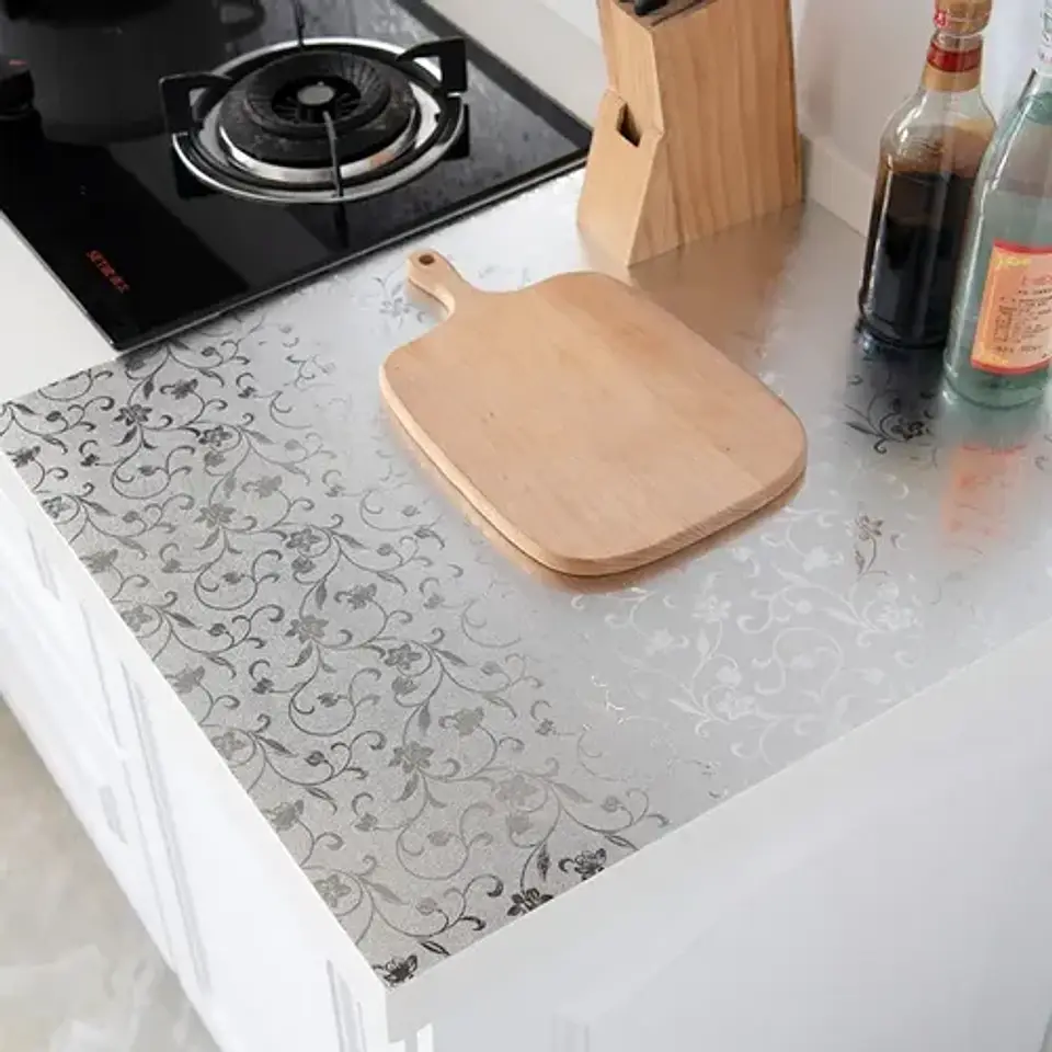 ROLLO PAPEL DE ALUMINIO CON ADHESIVO PARA COCINA 200X60CM- POR MAYOR 4