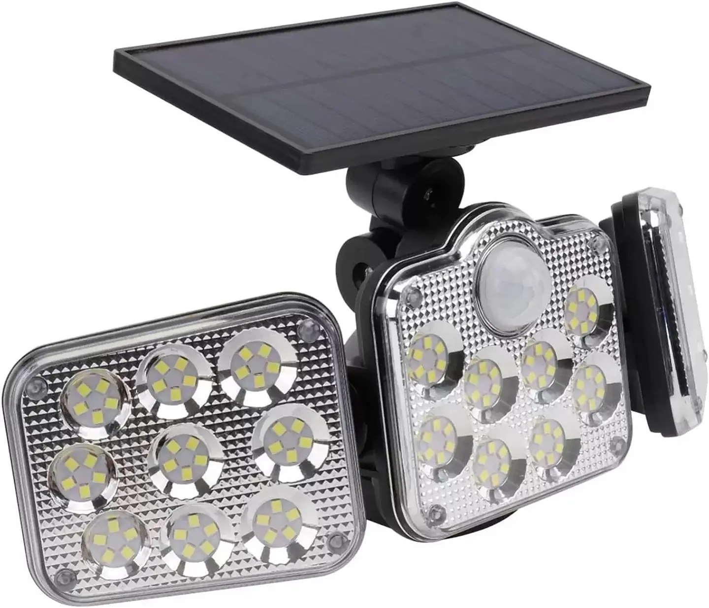 LÁMPARA SOLAR TRIPLE CABEZAL 2