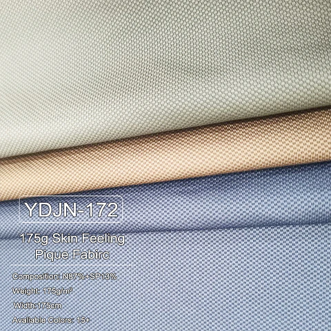 Tela Piqué Deportiva Dry Fit 175 GSM | 87% Poliamida 13% Spandex