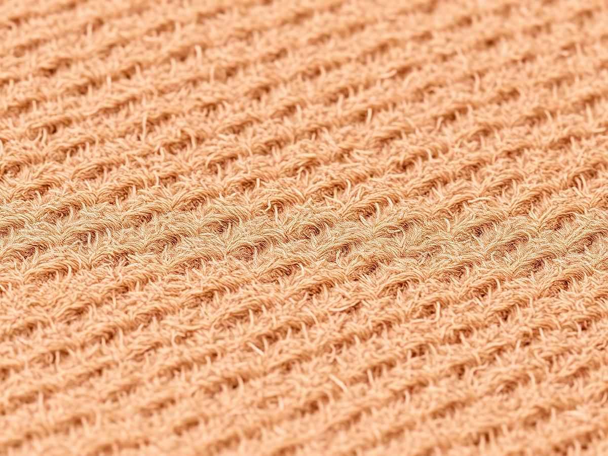 Detalle de fibra textil premium