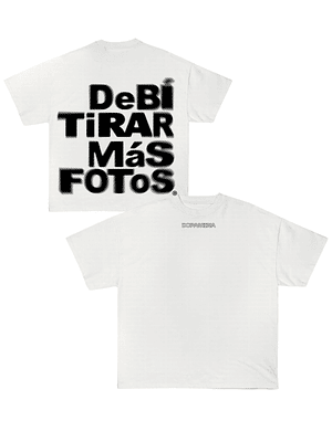 Polera DTmF Básica Blanca BoxyFit