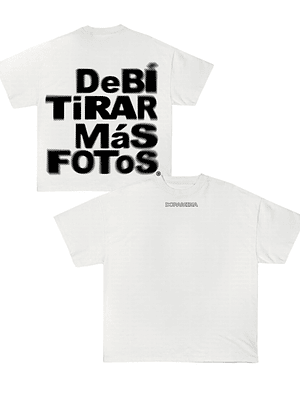 Polera DTmF Básica Blanca BoxyFit