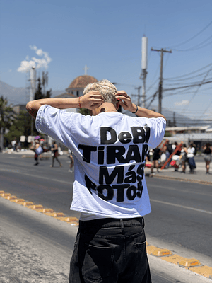 Polera DTmF Básica Blanca BoxyFit