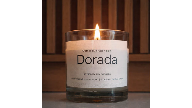 Vela Perfumada Dorada® 2