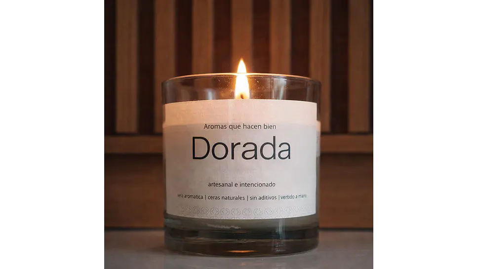 Vela Perfumada Dorada® 2