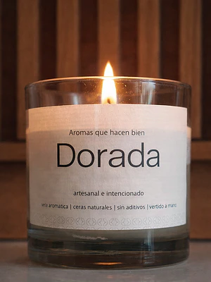 Vela Perfumada Dorada®