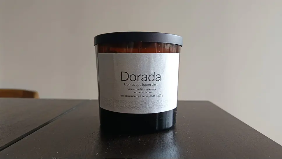 Vela Perfumada Dorada® 4