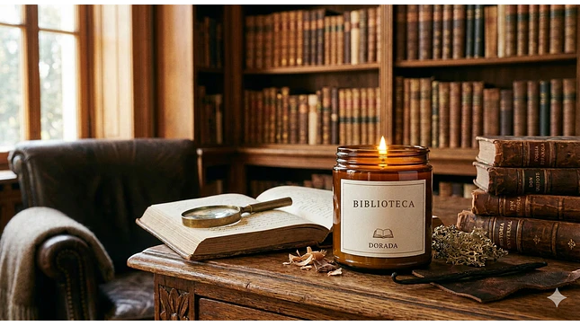 Momentos  Dorada® - Tarde de Lectura  -  Vela Perfumada - 220 gr  1
