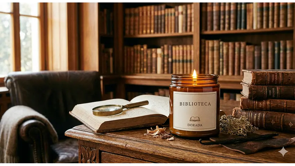 Momentos  Dorada® - Tarde de Lectura  -  Vela Perfumada - 220 gr  1