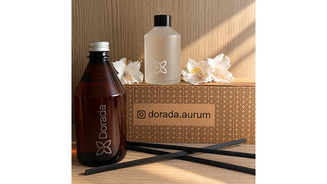 Box Regalo - Perfume DIfusor Recarga 500ml +varillas y  envase de REGALO 1
