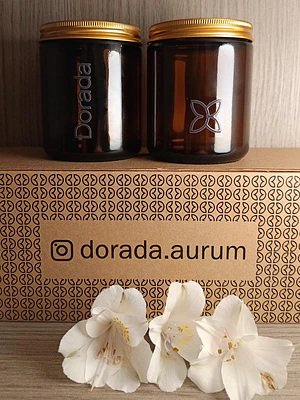 Box Regalo  Vela Travel Perfumada 200gr x2