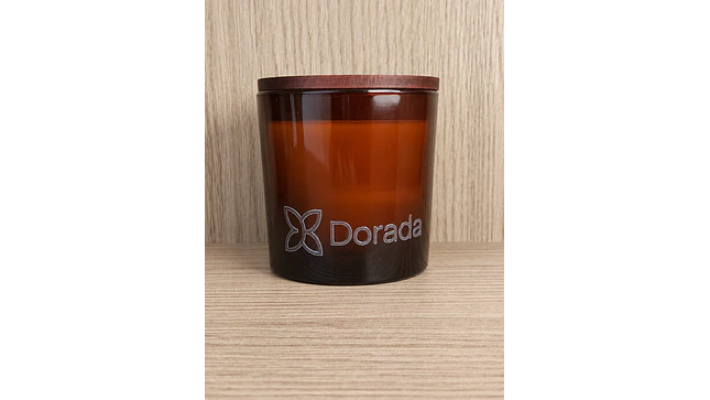 Vela Natural Perfumada - 220 gr -  Biblioteca 2