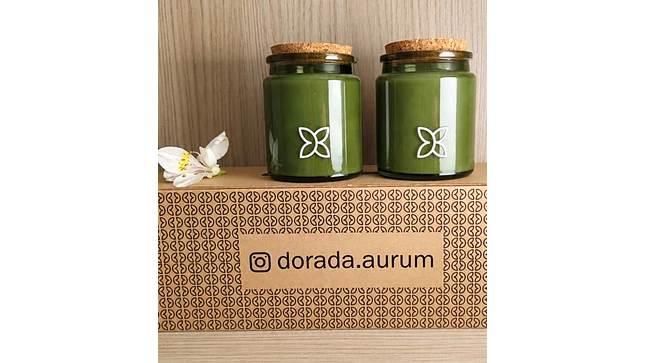 Box Regalo  Vela Green Perfumada 190gr x2 1