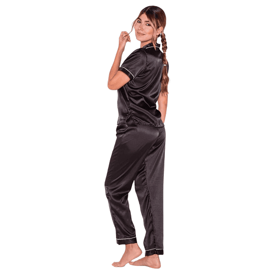 Pijama Satin Dama Pantalón Sofisticada