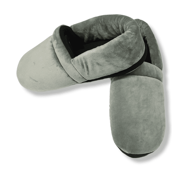 Pantuflas Zapato Confort Gris Unicolor 2